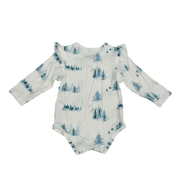 NWT Tickety-Boo 18/24M Winter Landscape Frill Onesie - Picture 2 of 5